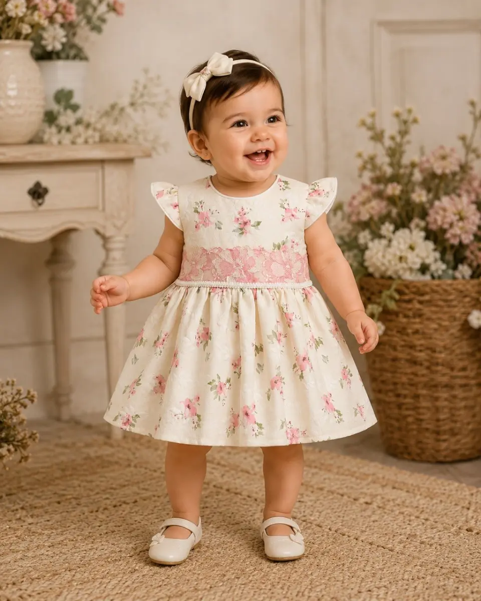 Baby Girl Floral Lace Party Dress